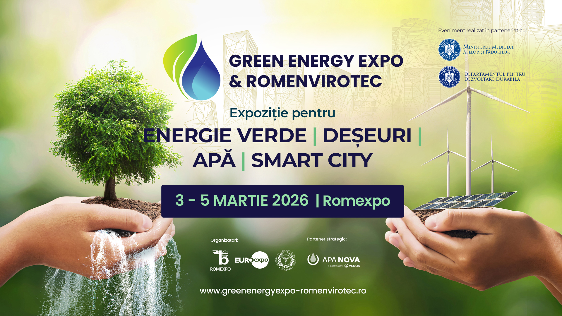 GREEN ENERGY EXPO & ROMENVIROTEC 2026: Orașul Viitorului, demonstrat live